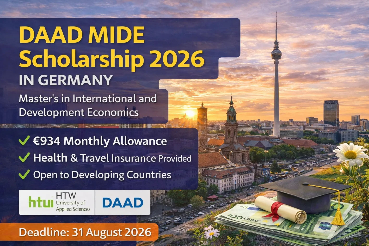 DAAD MIDE Scholarship 2026 in Germany