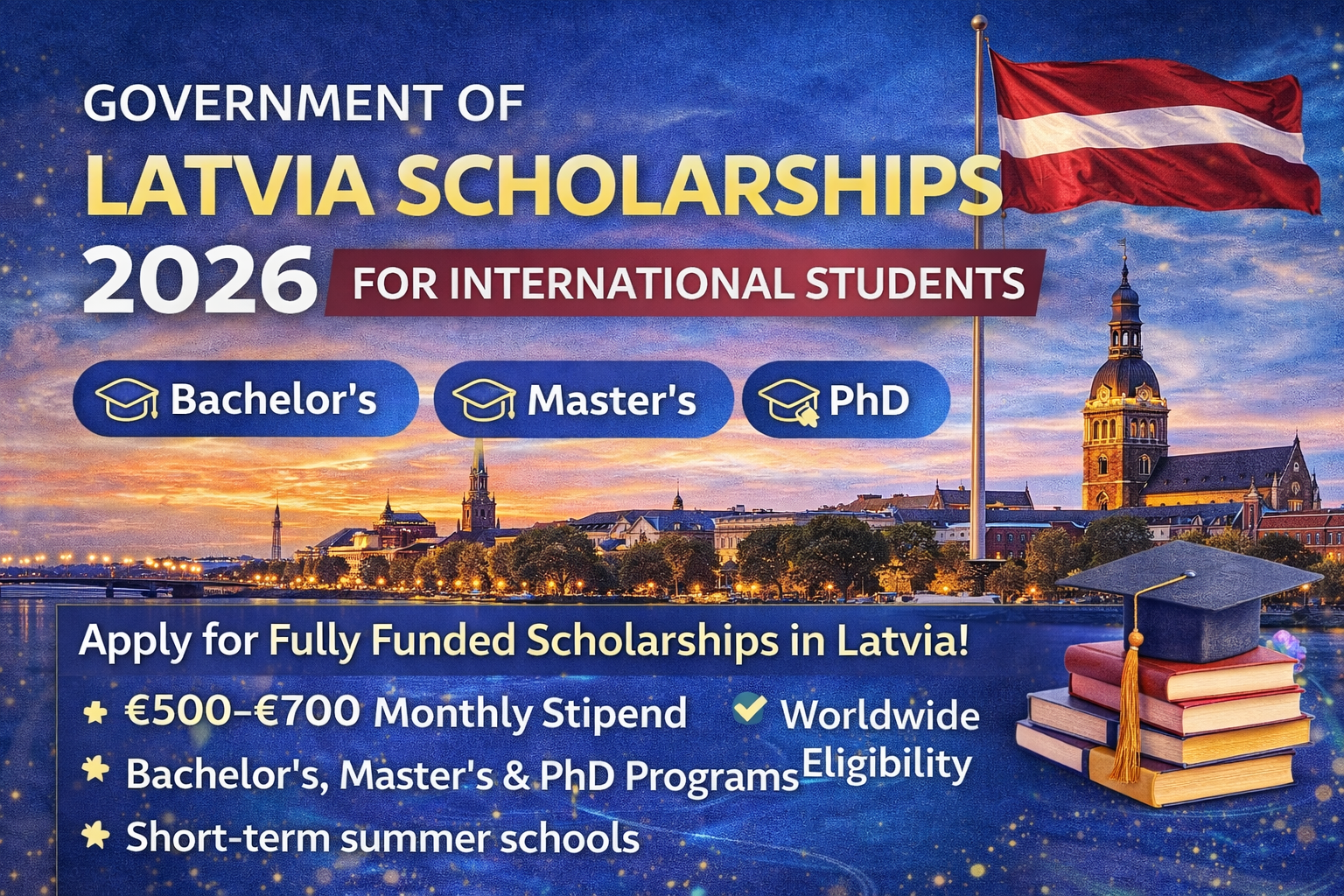 Government of Latvia Scholarships 2026 for International Students | Fully Funded