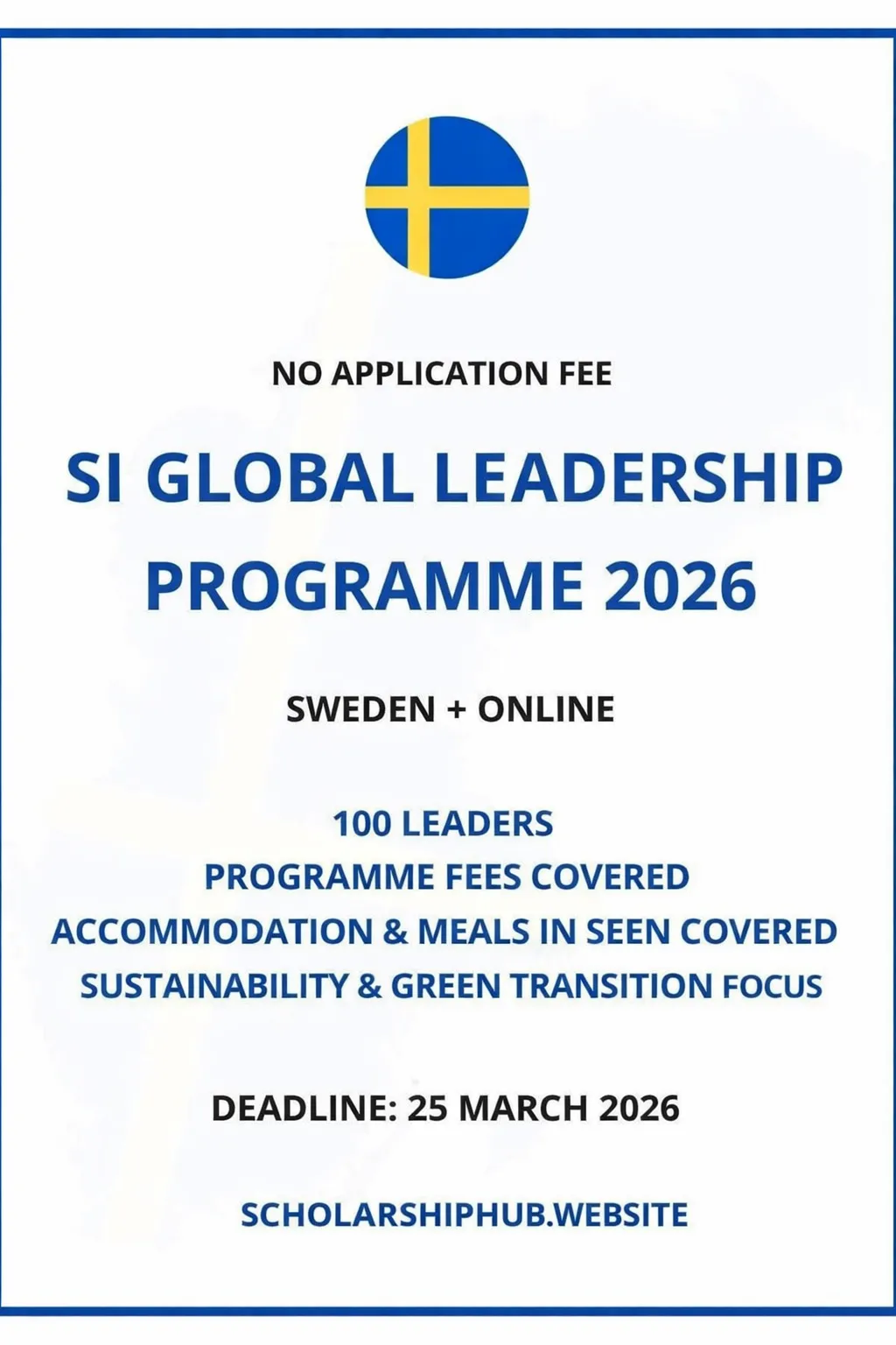 SI Global Executive Program in Sweden 2026 – Leadership &amp; Sustainability Program