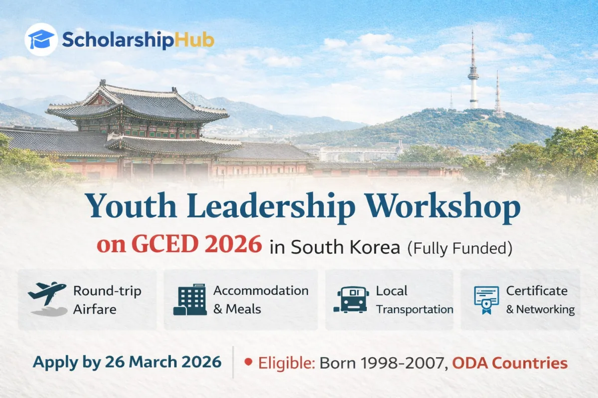 Youth Leadership Workshop on GCED 2026 in South Korea (Fully Funded)