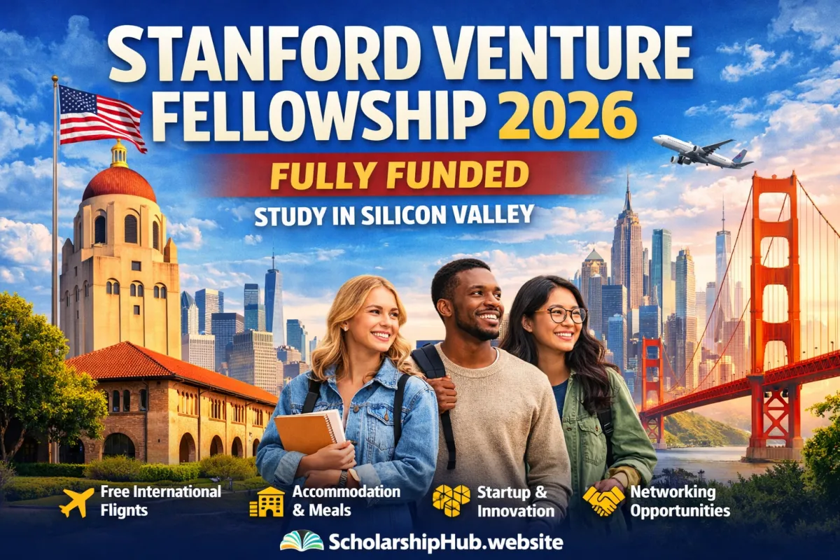Stanford Venture Fellowship 2026 in USA (Fully Funded) – Study in Silicon Valley
