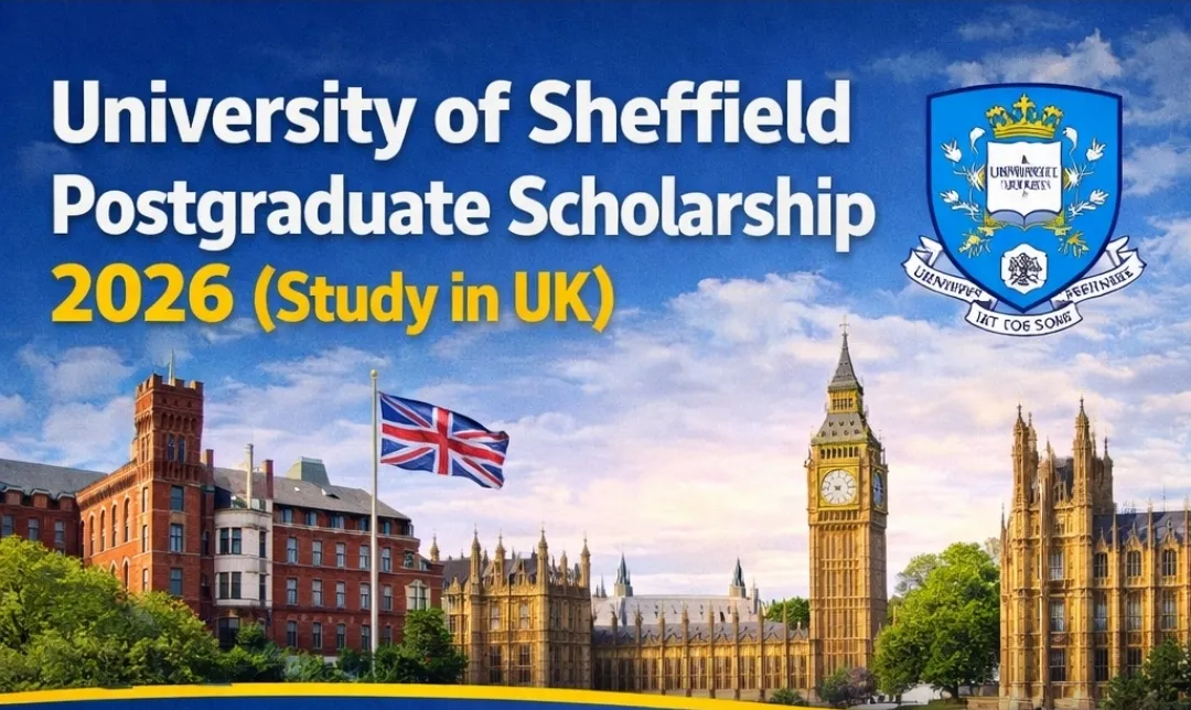 University of Sheffield Postgraduate Scholarship 2026 (Study in UK)