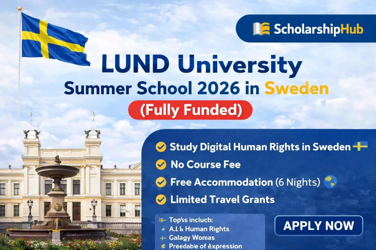 🌍 LUND University Summer School 2026 in Sweden (Fully Funded)