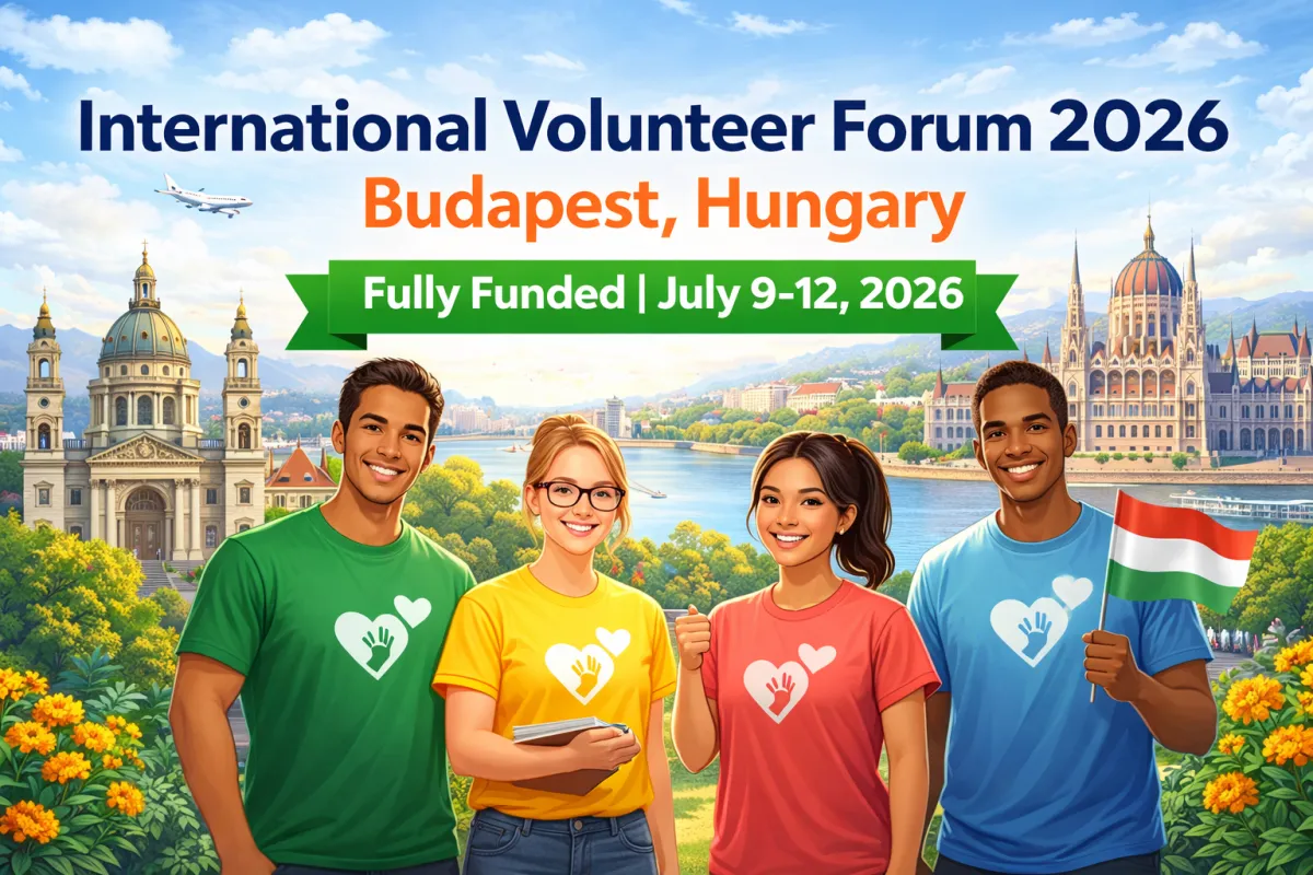International Volunteer Forum 2026 in Budapest, Hungary (Fully Funded)