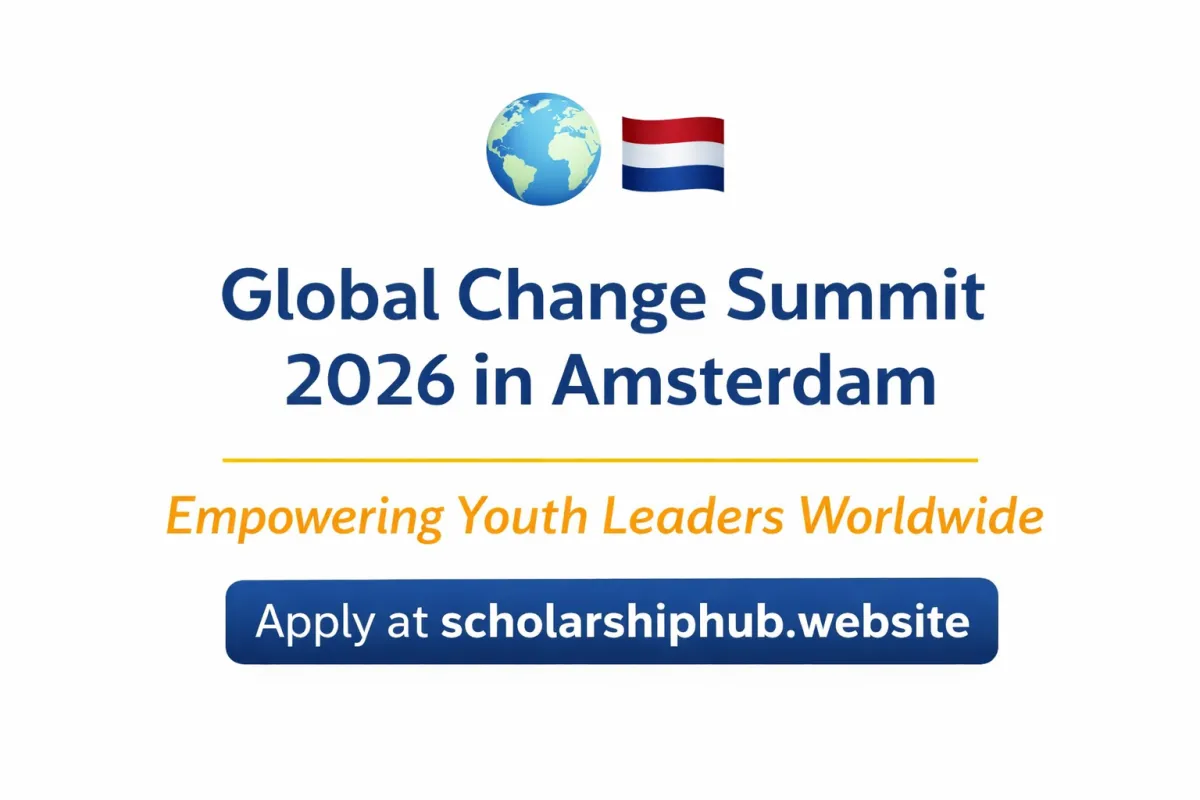 Global Change Summit 2026 in Amsterdam: Empowering Youth Leaders Worldwide