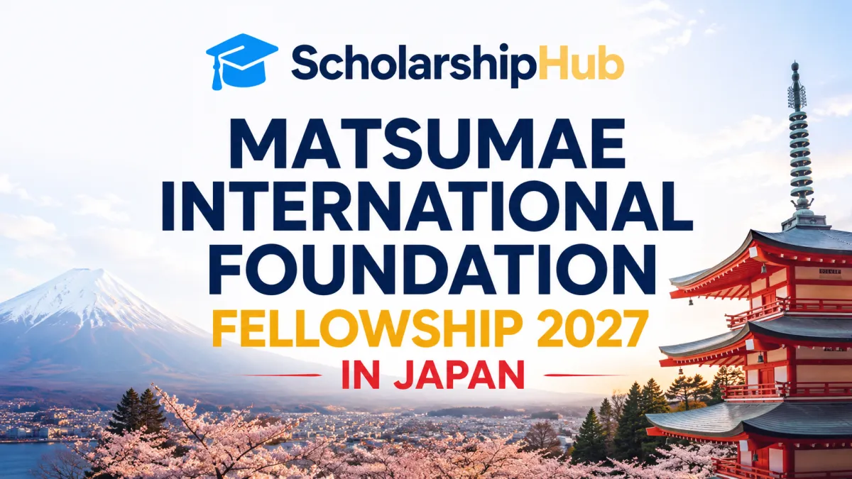 Matsumae International Foundation Fellowship 2027 in Japan | Fully Funded | MIF Fellowship
