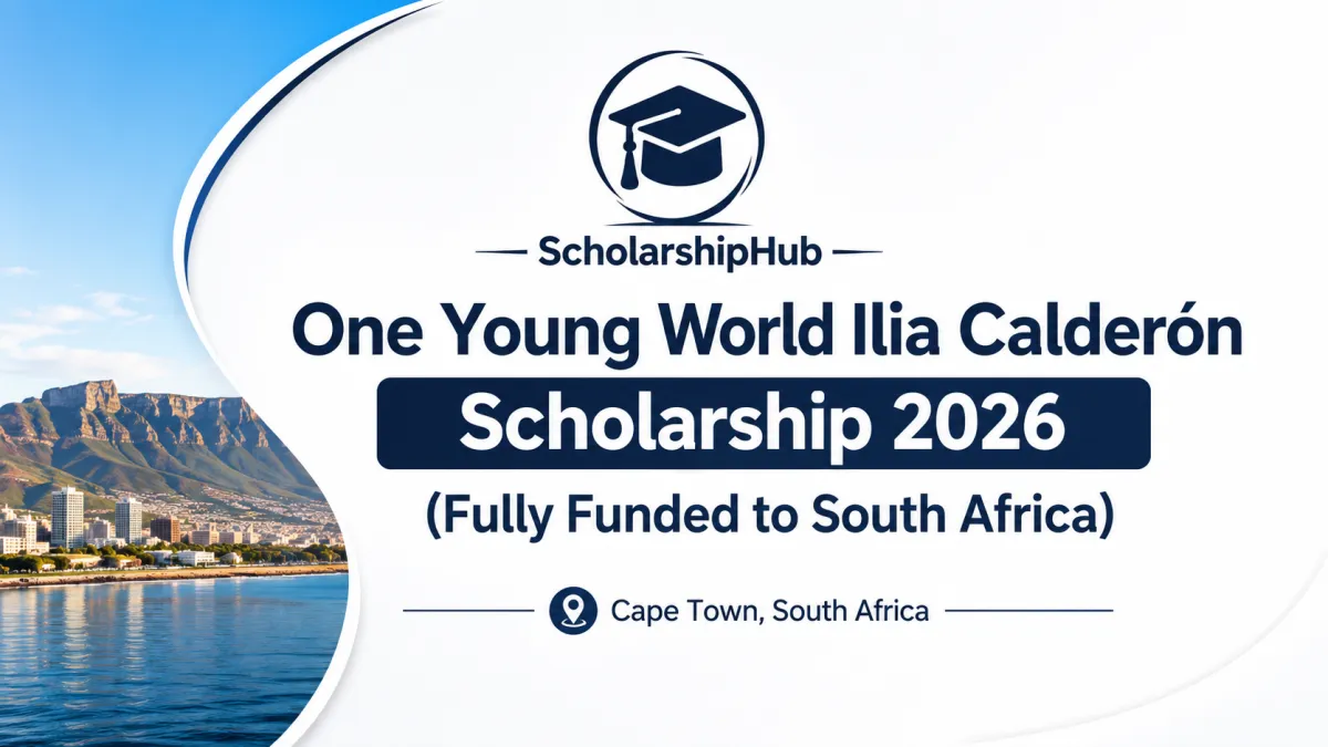 One Young World Ilia Calderón Scholarship 2026 (Fully Funded to South Africa)